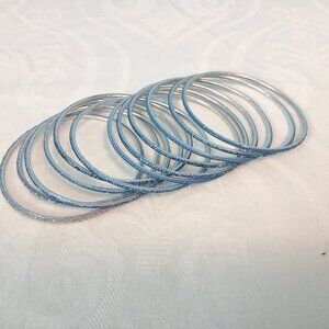 Set of 12 Beaded & Sparkly bangles
